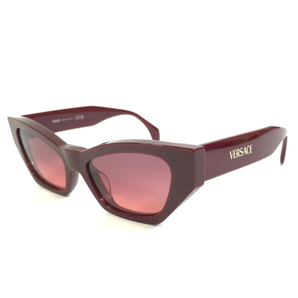 Versace Sunglasses MOD.4488-U 5515/20 Bordeaux Cat Eye with Gradient Red Lenses